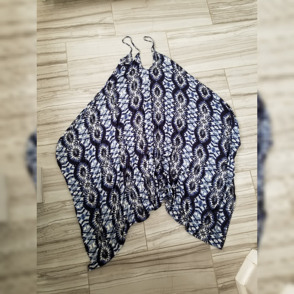 Tie Dye Drop Crotch Jumpsuit